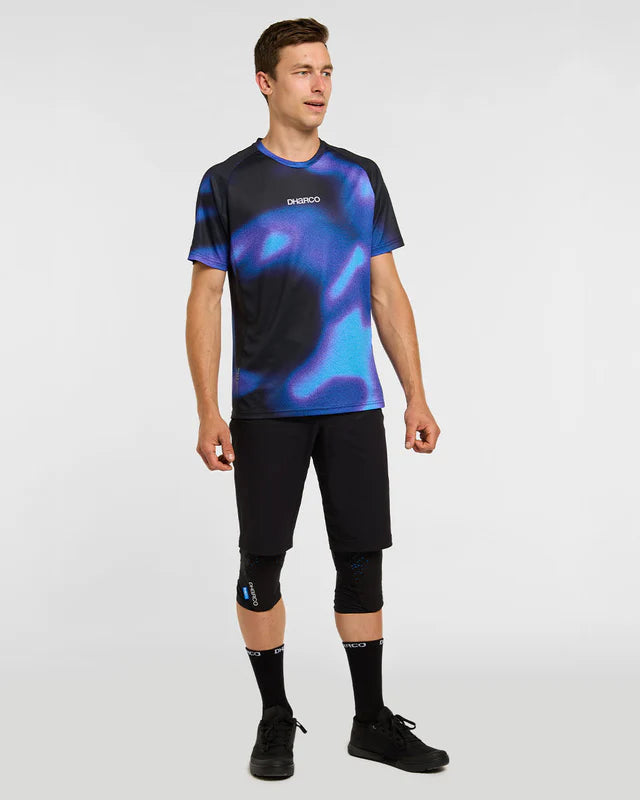 DHARCO VORTEX Short Sleeve Jersey Black/Purple