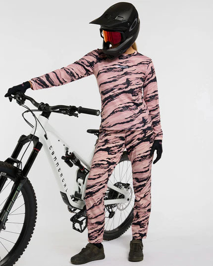 DHARCO GRAVITY AMBUSH Långärmad Jersey Brun/Svart, Dam