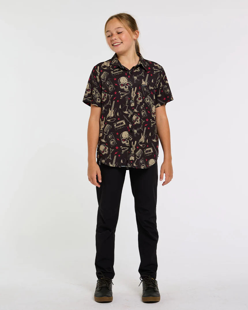 Teknisk tröja DHARCO TECH PARTY ROCKNROLLA Junior Svart