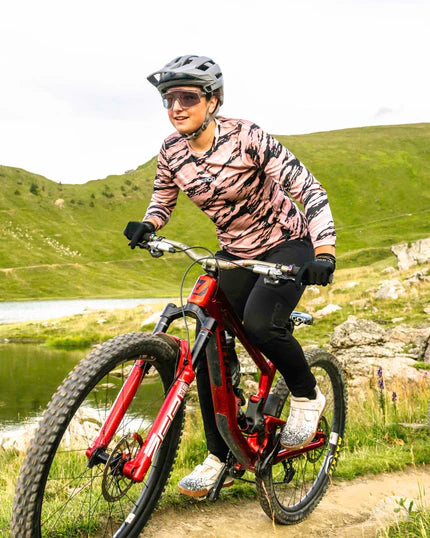 DHARCO GRAVITY AMBUSH Långärmad Jersey Brun/Svart, Dam