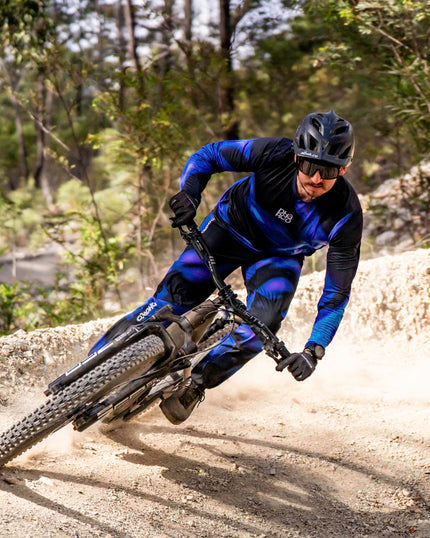 DHARCO RACE VORTEX Långärmad Jersey Svart/Lila