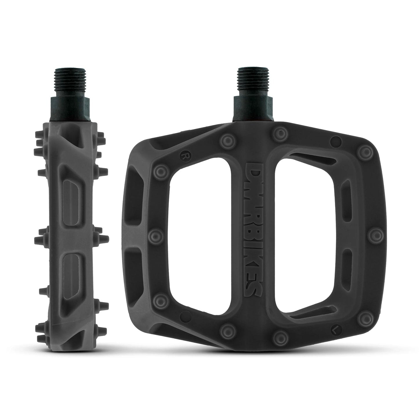 DMR V6 platta pedaler, svarta