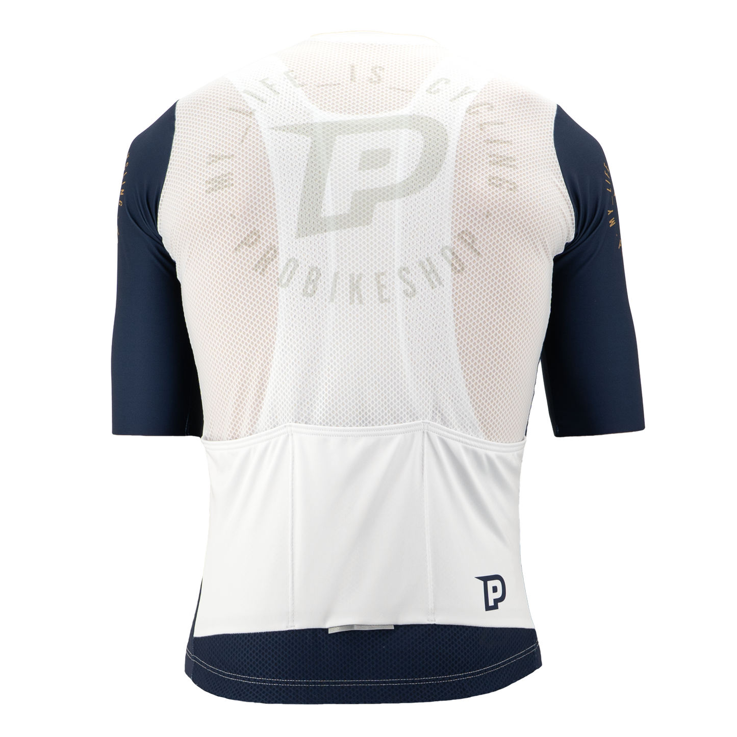 PROBIKESHOP Kortärmad Jersey Marin/Vit