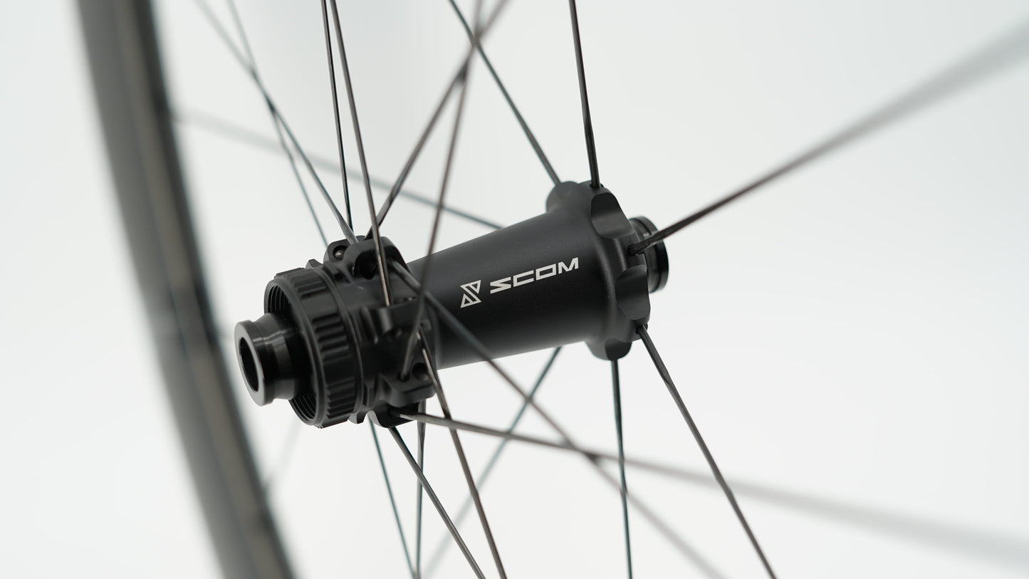 Par SCOM EVO Tubeless Ready-hjul (Center Lock)