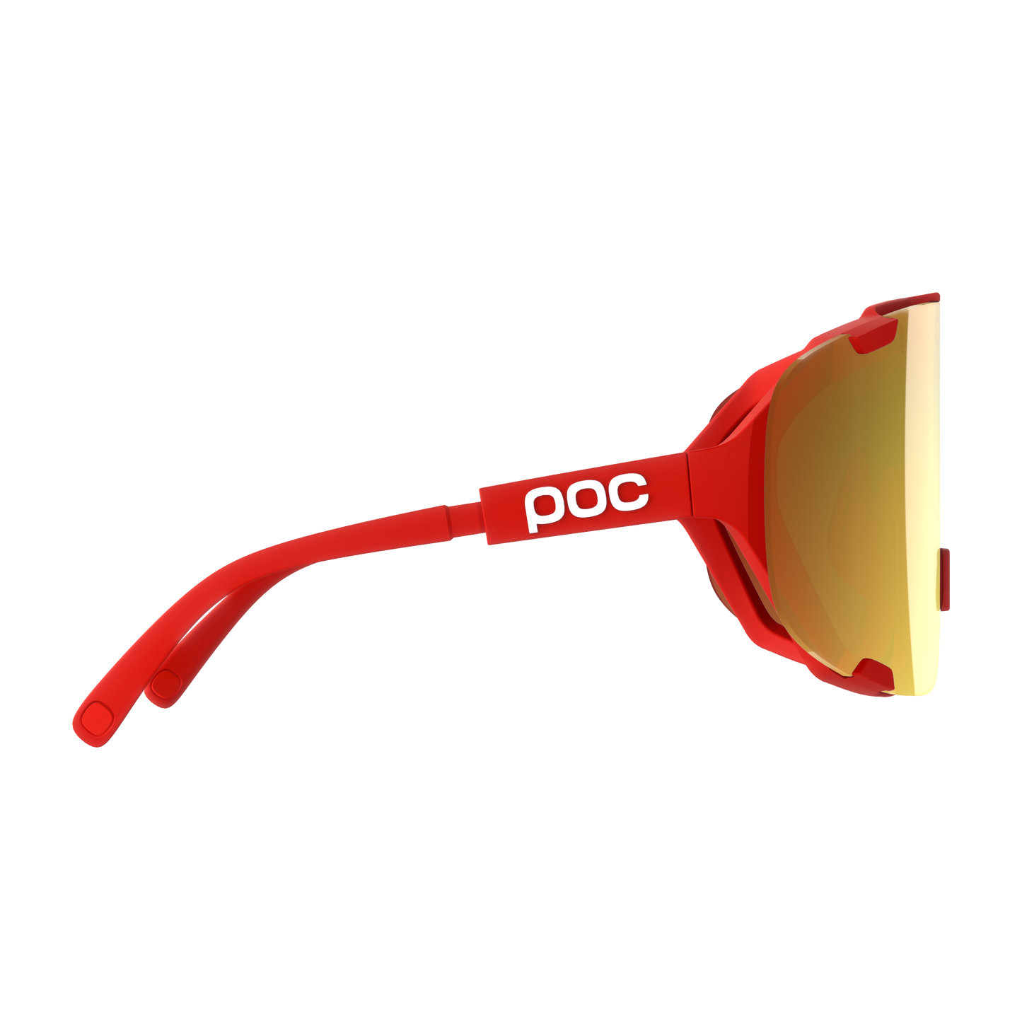 POC DEVOUR WF + Glasses Red/Clarity Road/Partly Sunny Gold