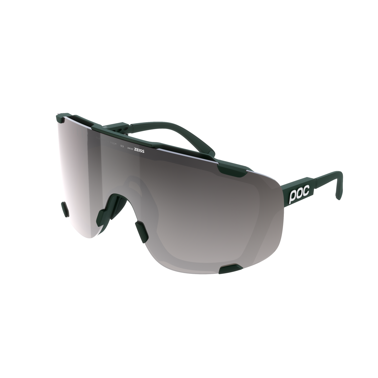 POC DEVOUR WF + Skyddsglasögon Khaki/Clarity Road/Sunny Silver