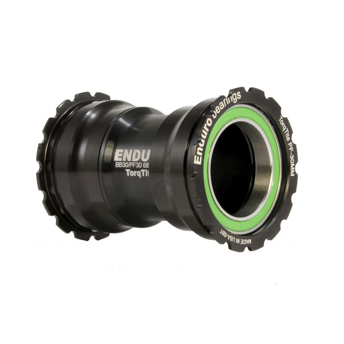 ENDURO BEARINGS TorqTite PF30 bottenfäste 30 mm axel (smal) Rostfritt stål Svart