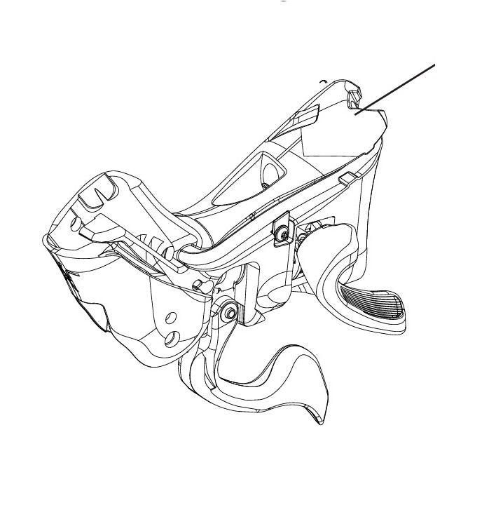 CAMPAGNOLO EKAR 13V Disc Brake Right Hand Shifter Body