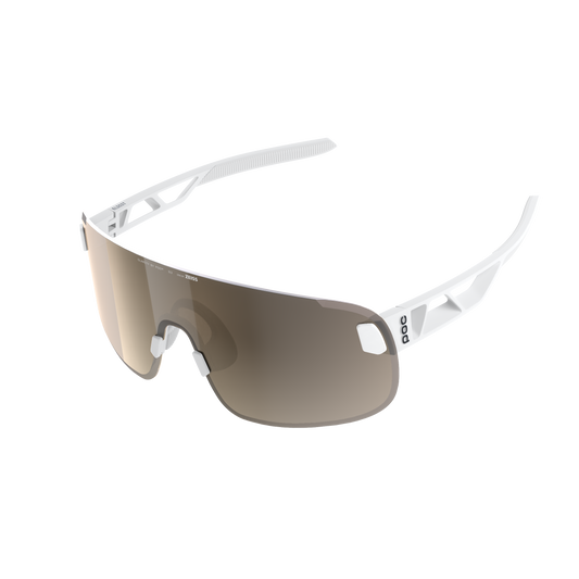 POC ELICIT + White/Clarity Trail / Sunny Silver Goggles