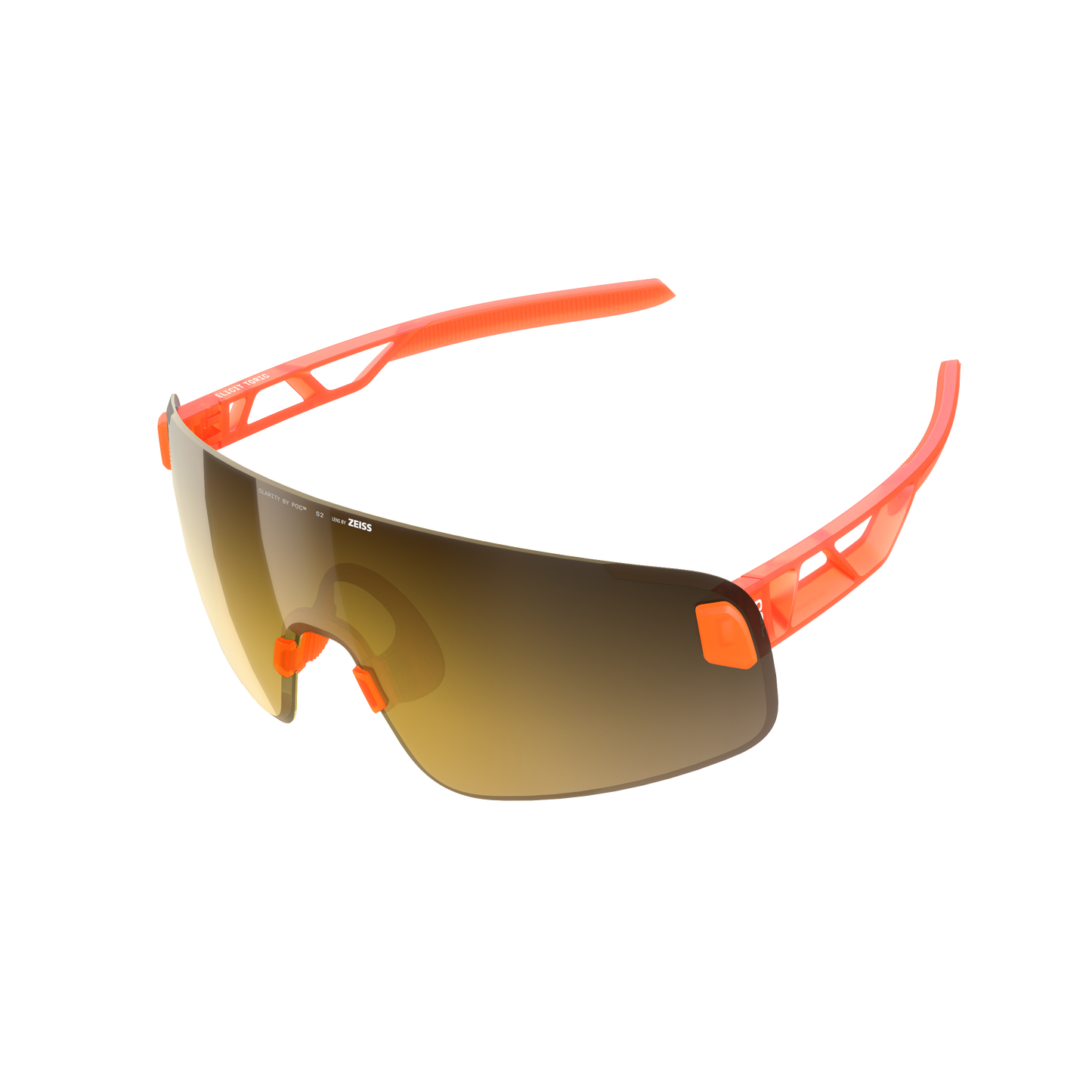 POC ELICIT TORIC Genomskinliga Fluorescerande Orange Clarity Road Delvis Soliga Guldglasögon