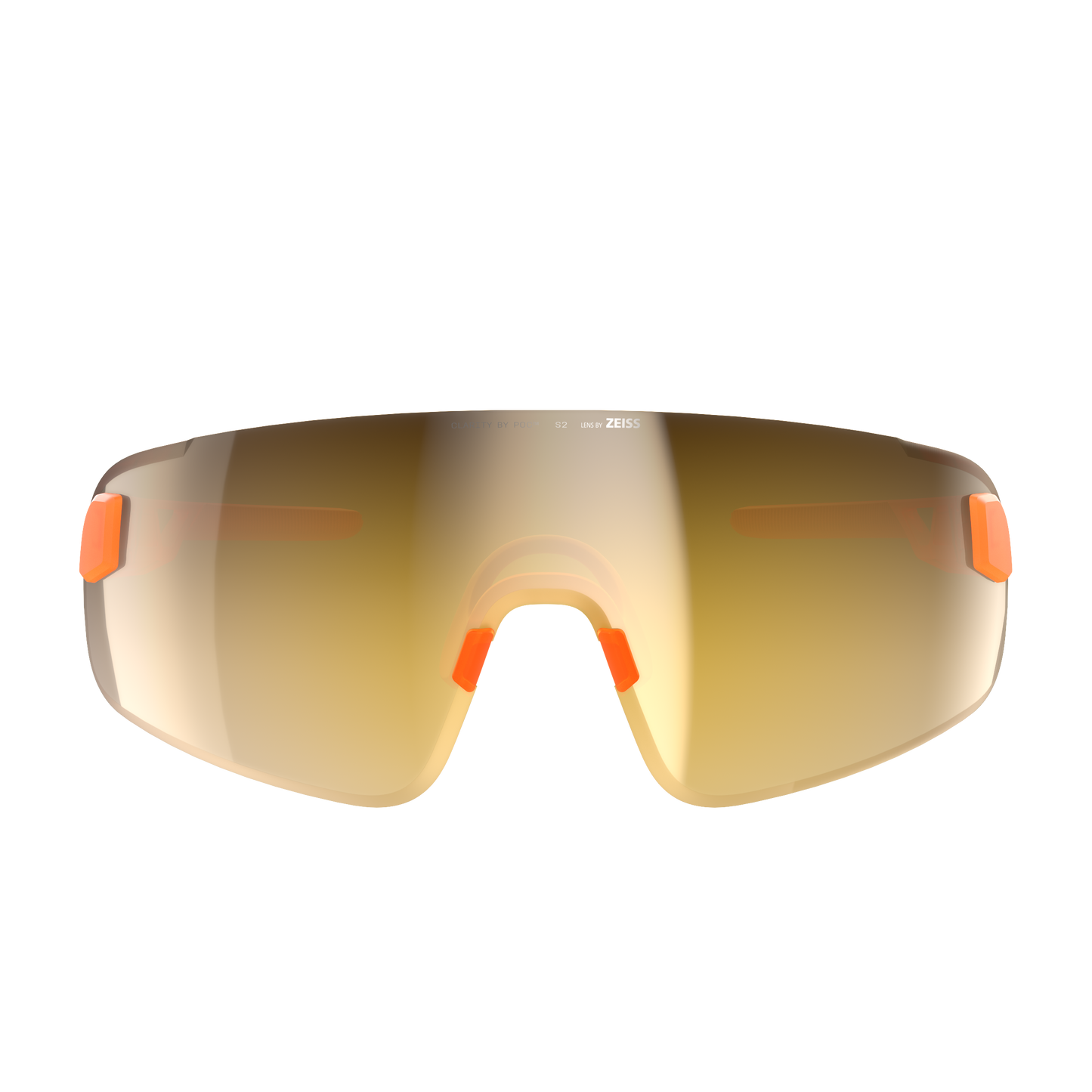 POC ELICIT TORIC Genomskinliga Fluorescerande Orange Clarity Road Delvis Soliga Guldglasögon