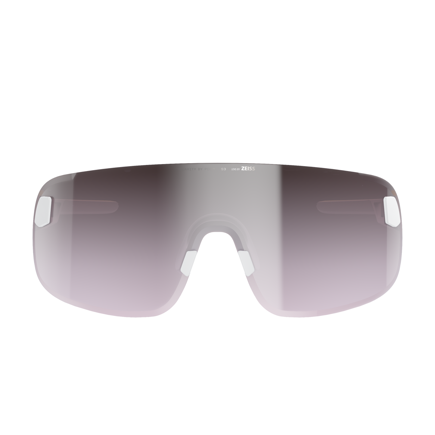 POC ELICIT + Goggles White/Clarity Road/Sunny Silver