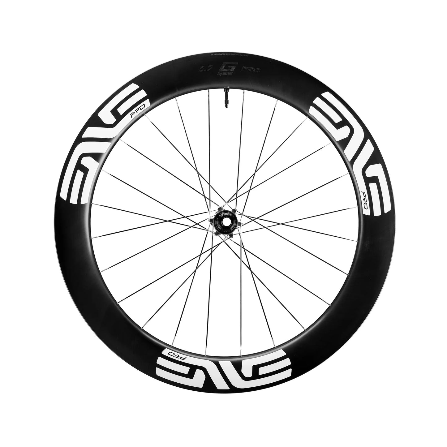 ENVE G SES 6.7 PRO Tubeless Ready bakhjul (Center Lock) Vit