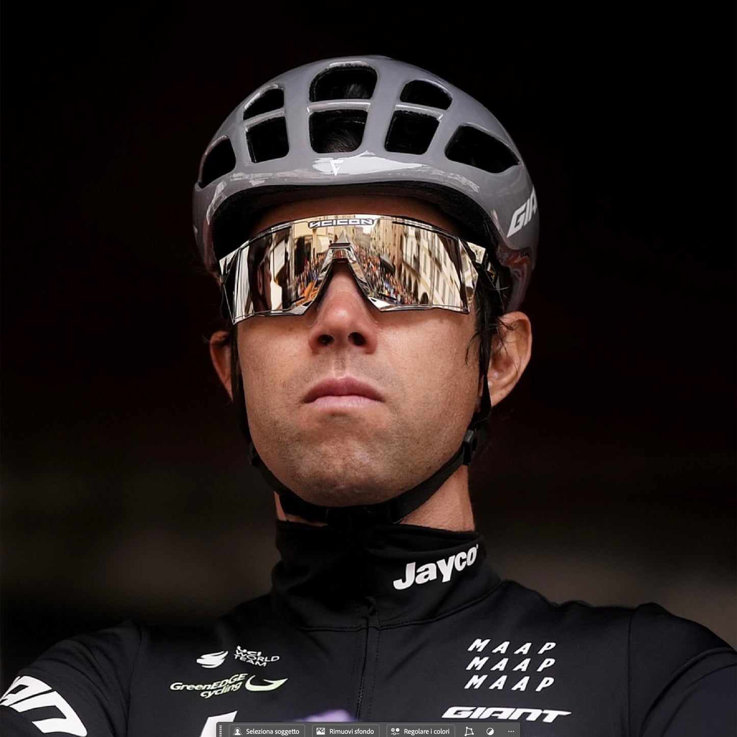 SCICON AEROSTORM Multimirror Guld skyddsglasögon