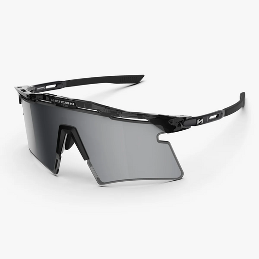 SCICON AEROSHADE 2.0 TITANIUM Glasögon Svart kristallglans Multimirror Silver + rosa lins