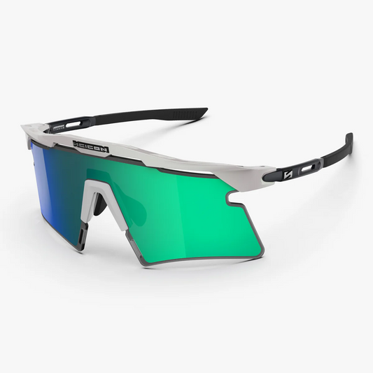 Solglasögon SCICON AEROSHADE 2.0 TITANIUM White Metal Multimirror Lens Blue Green + Pink