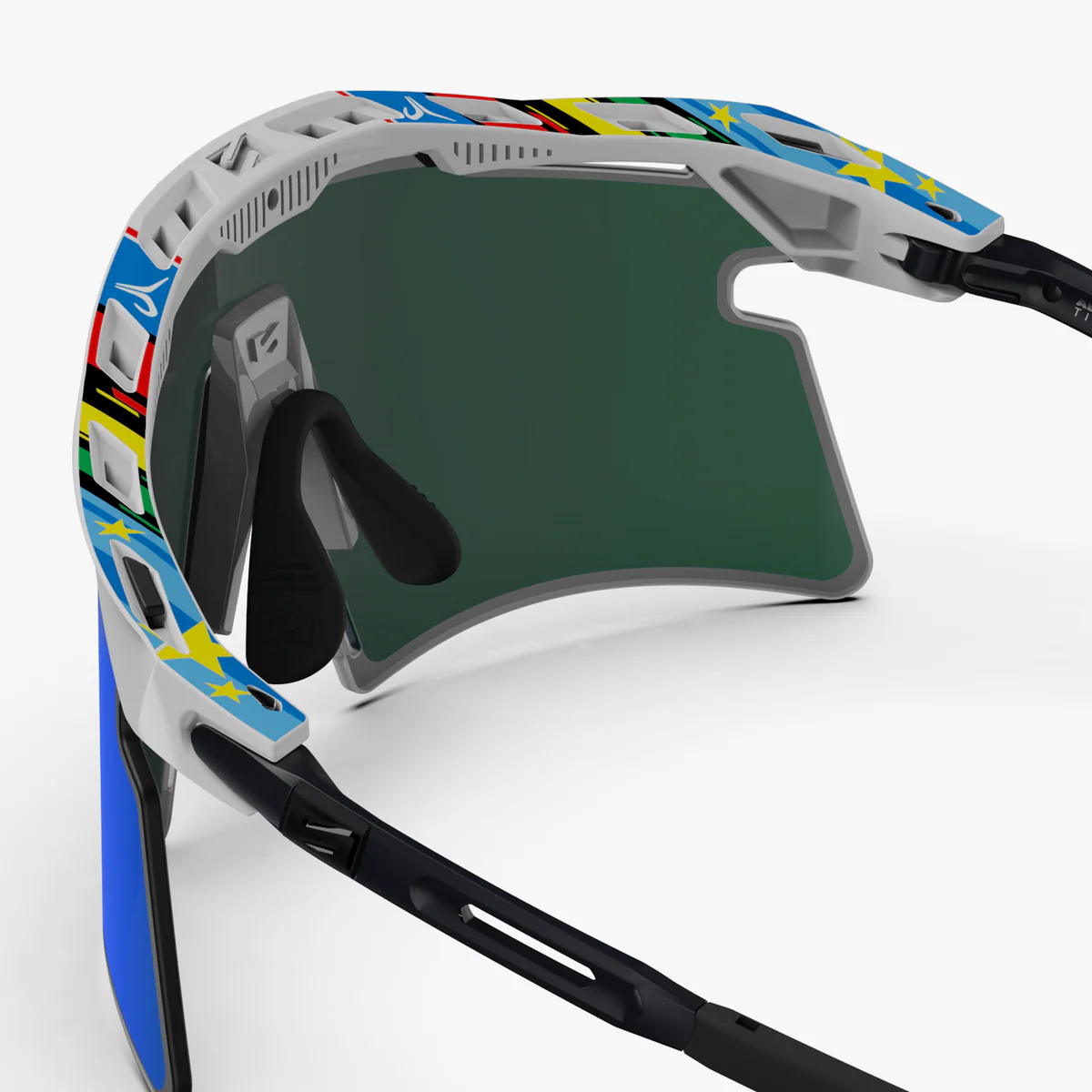 SCICON AEROSHADE 2.0 TITANIUM WC EUROPAMÄSTARE Multispegelglas Blågrön + Rosa