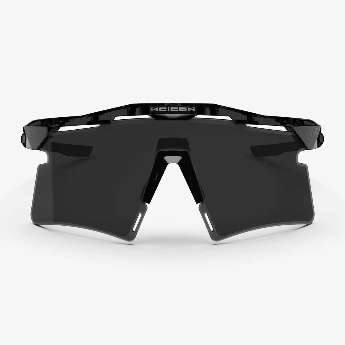 Glasögon SCICON AEROSHADE 2.0 TITANIUM Black Crystal Gloss Lens Smoke Black + Pink