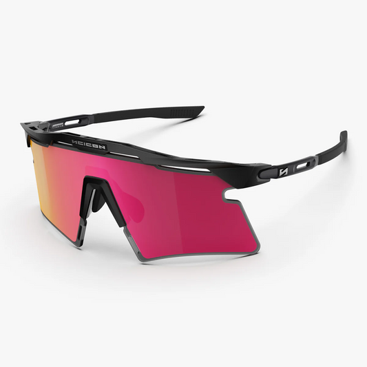 SCICON AEROSHADE 2.0 TITANIUM Svart Matt Solglasögon Multimirror Lens + Pink Goggles