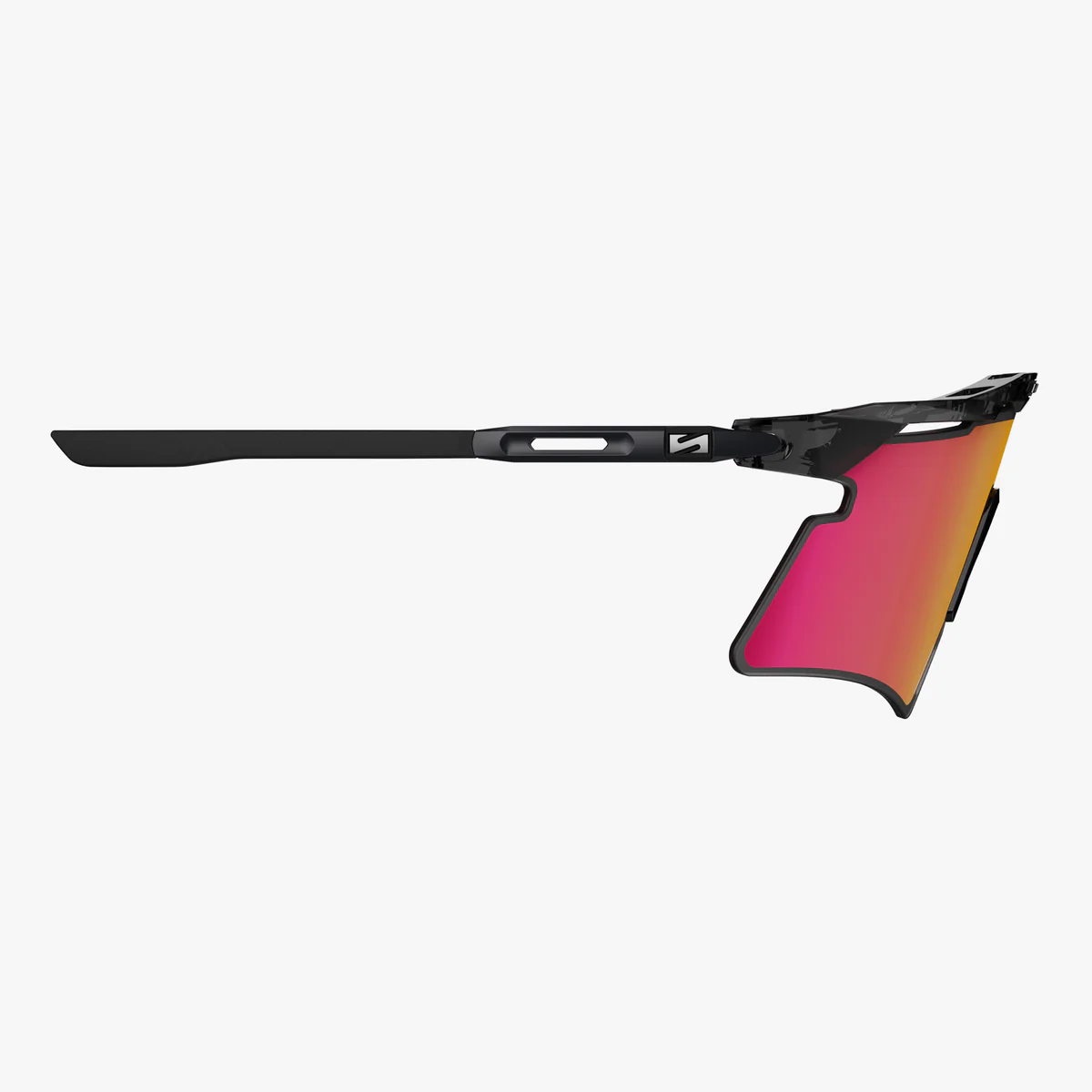 Solglasögon SCICON AEROSHADE 2.0 TITANIUM Black Crystal Gloss Multimirror Sunburts + Pink Lens