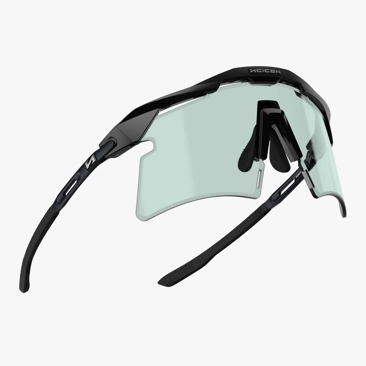 SCICON AEROSHADE 2.0 TITANIUM Glasögon Matt Black Blue Green Fotokromisk lins