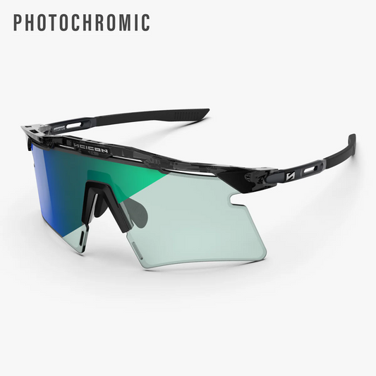 Solglasögon SCICON AEROSHADE 2.0 TITANIUM Svart kristallglans blågrön fotokromisk lins