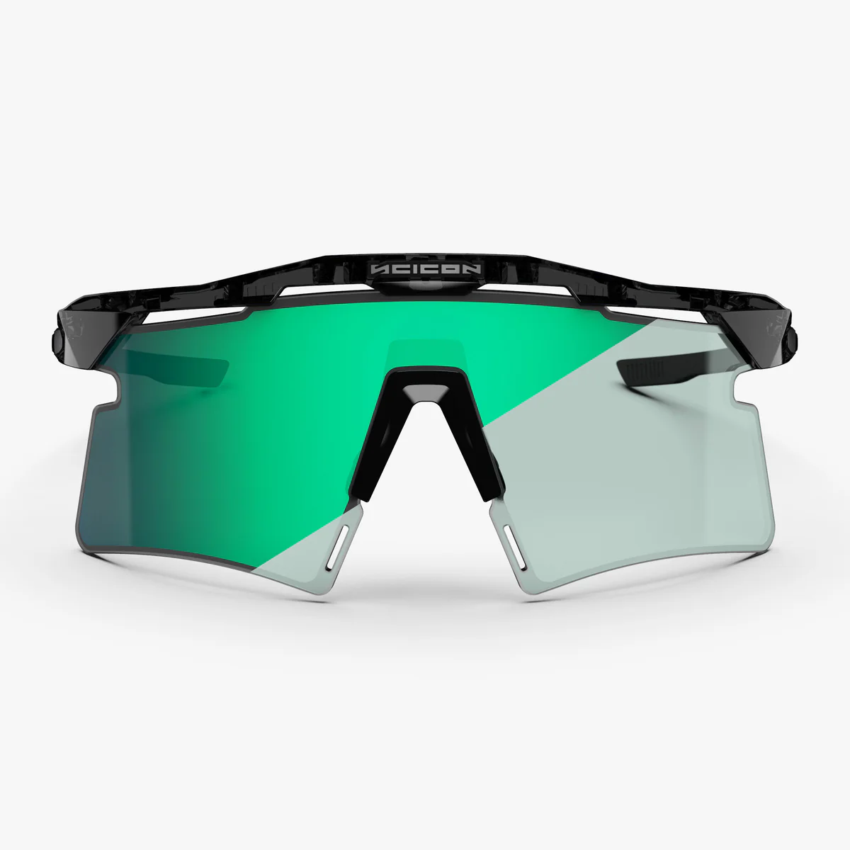 Solglasögon SCICON AEROSHADE 2.0 TITANIUM Svart kristallglans blågrön fotokromisk lins