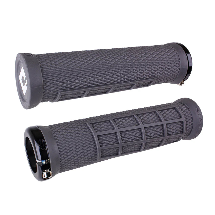 ODI ELITE FLOW Lock-On-handtag 130 mm, grå