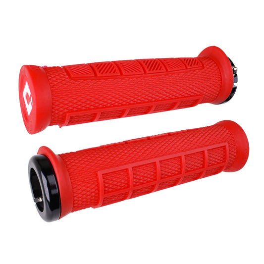 ODI ELITE PRO V2.1 Lock-on-grepp 130 mm Röd