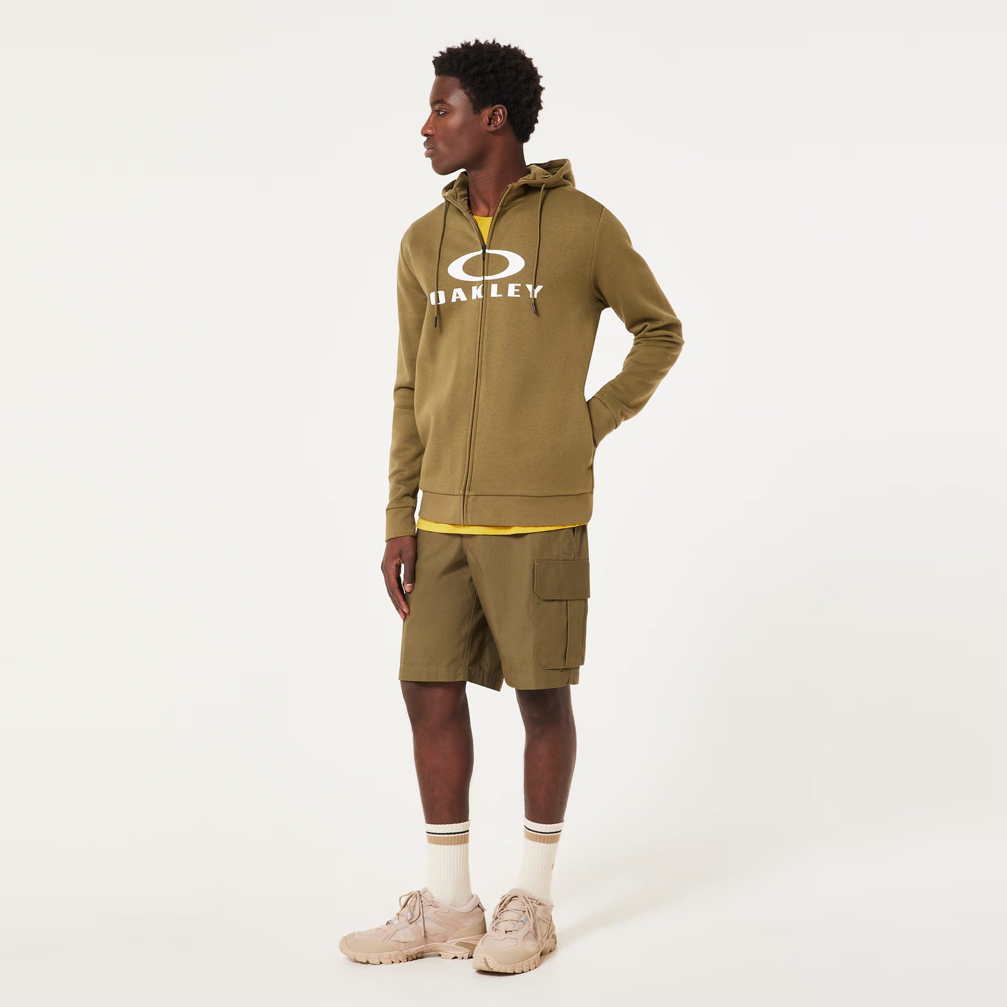 Luvtröja OAKLEY BARK FZ 2.0 Armégrön