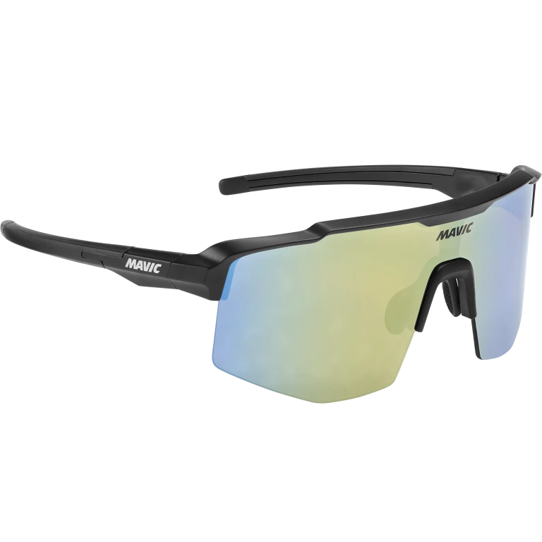 MAVIC MVS SHIELD Skyddsglasögon Svart guld/blå lins