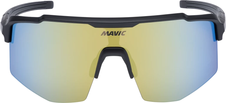 MAVIC MVS SHIELD Skyddsglasögon Svart guld/blå lins