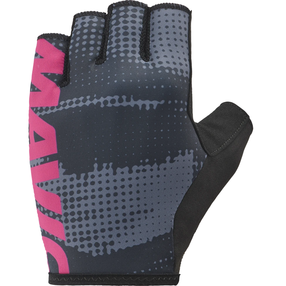 MAVIC ESSENTIAL PADDED GRAPHIC Korta handskar Grå/Rosa