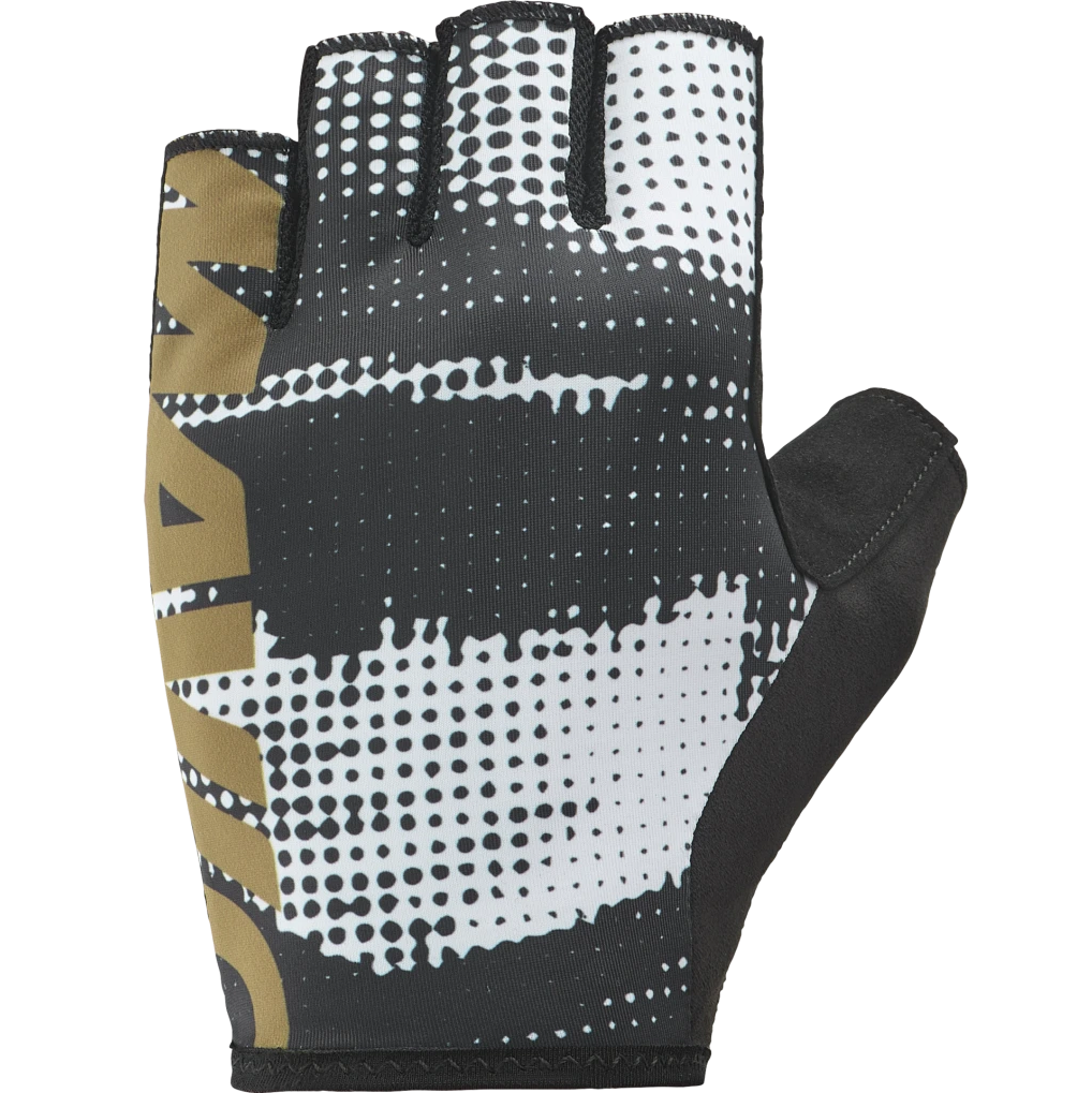 MAVIC ESSENTIAL PADDED GRAPHIC Korta handskar Svart/Vit