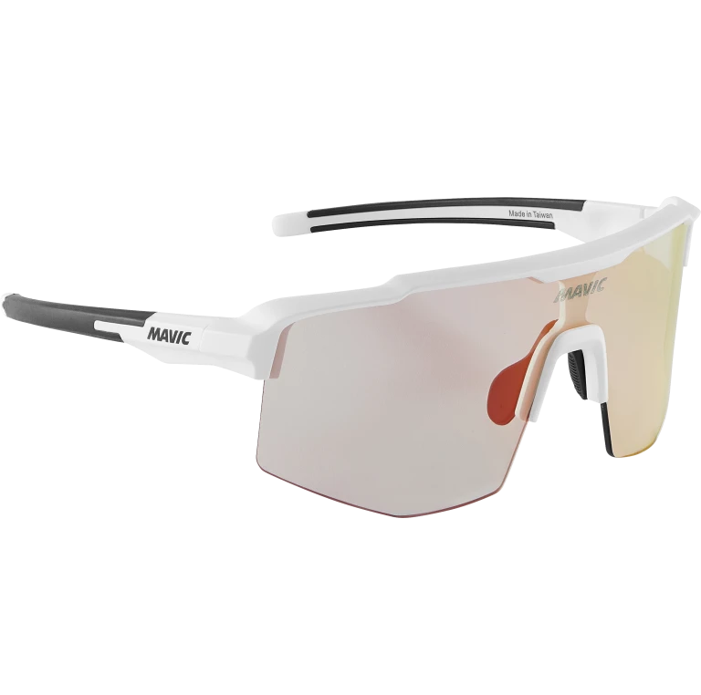 MAVIC MVS SHIELD Skyddsglasögon Vit Röd Fotokromisk lins
