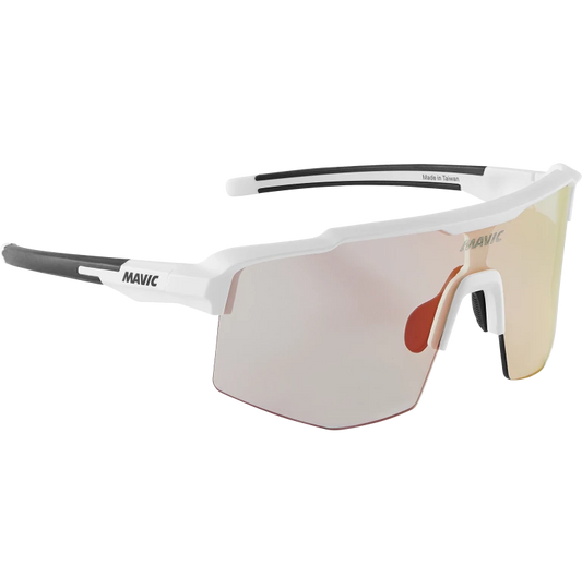 MAVIC MVS SHIELD PHOTOCHROMIC Skyddsglasögon vit-röd fotokromisk lins