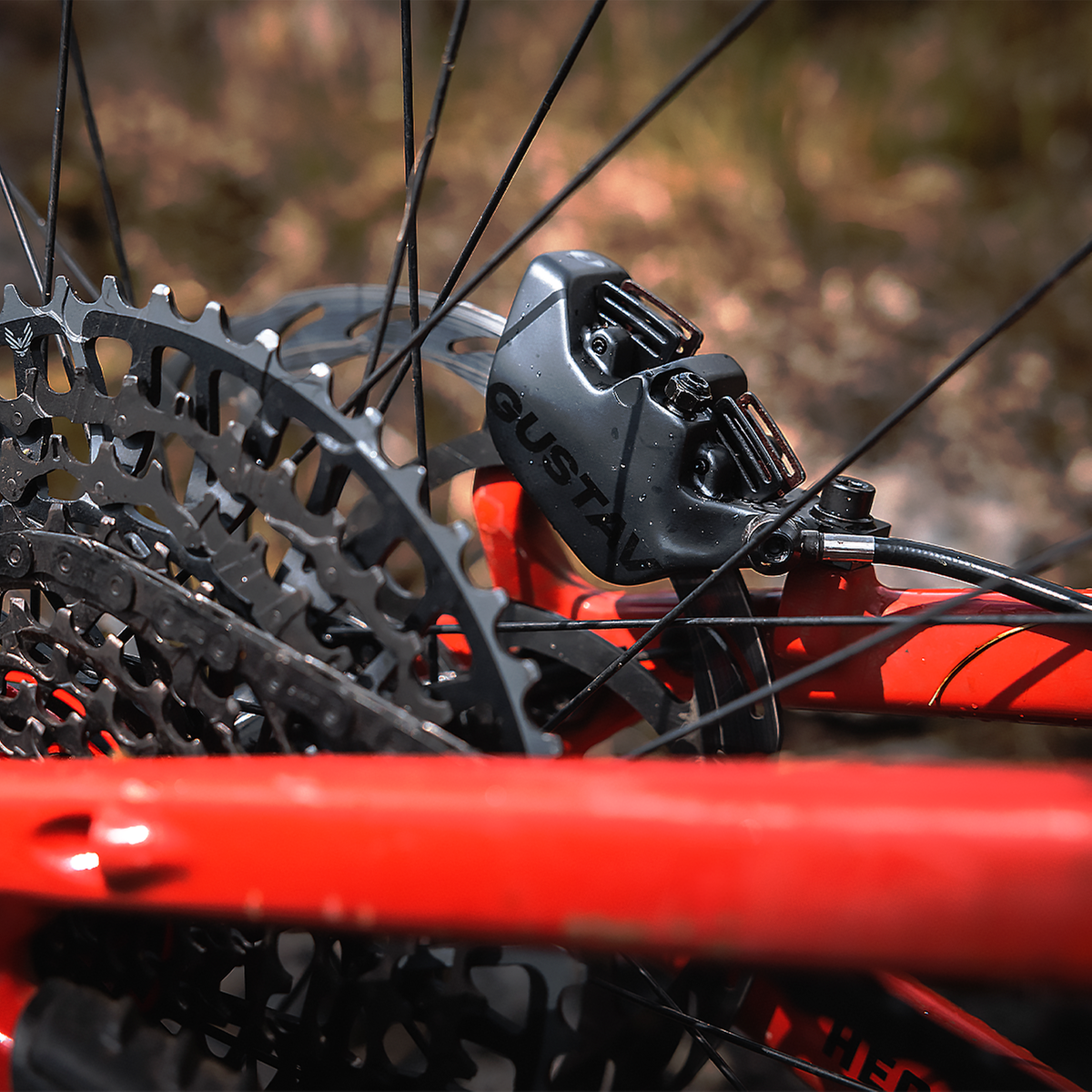 Ett par Magura Gustav Pro-bromsar (med skivor) First Edition Pack