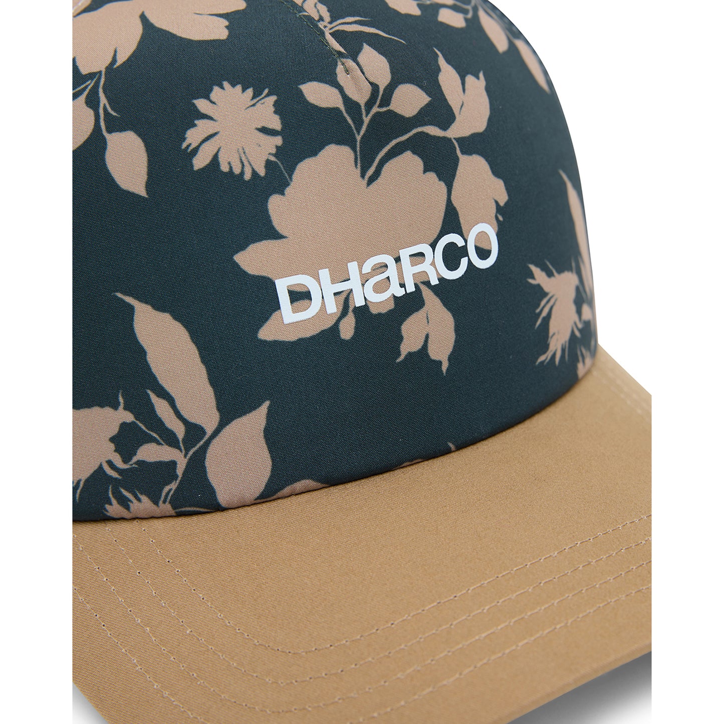 DHARCO CURVED PEAK TRUCKER Keps Brun/Vit