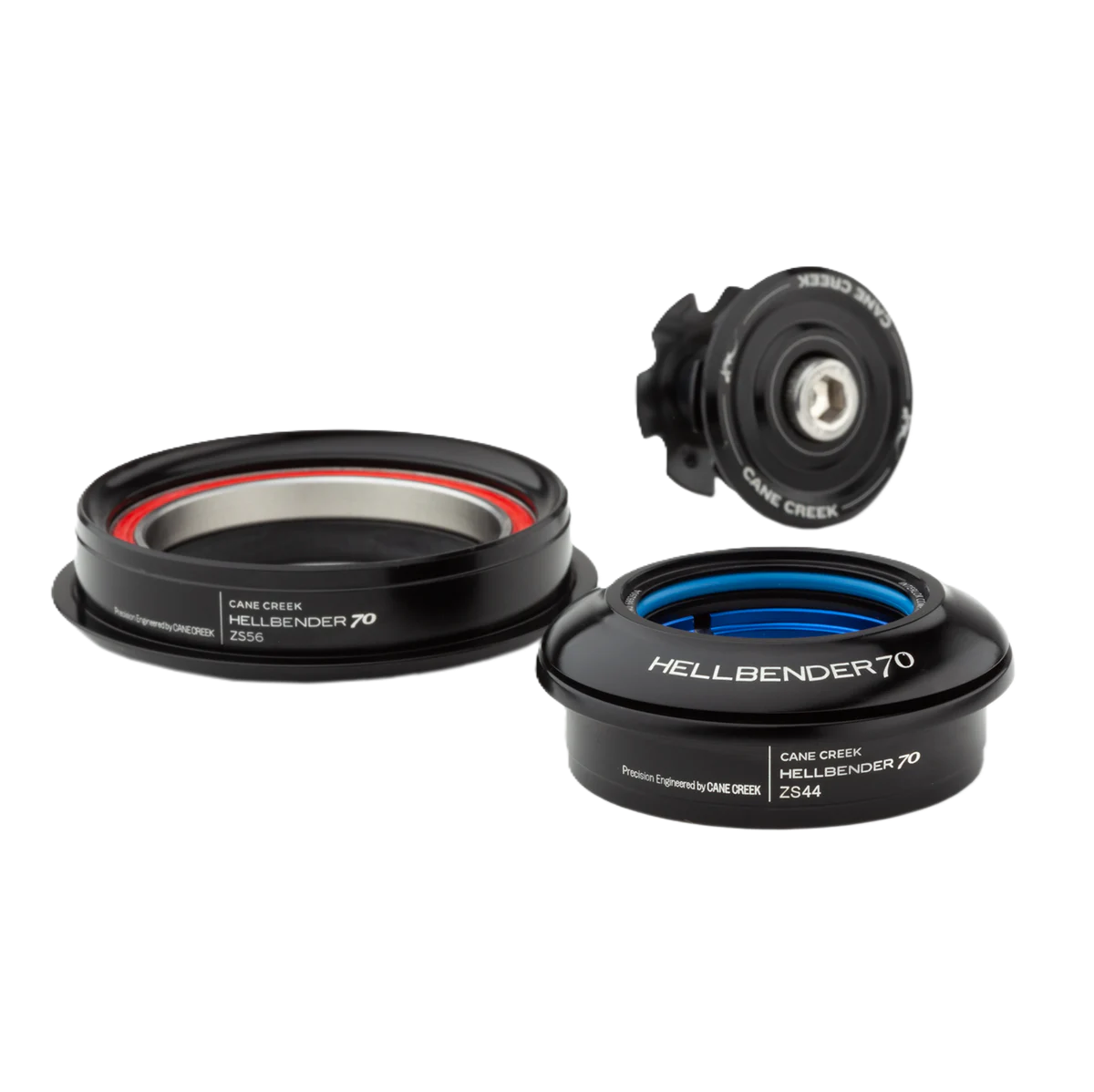 CANE CREEK HELLBLENDER 70 1"1/8 ZS44/ZS56 Semi-integrerat headset Svart