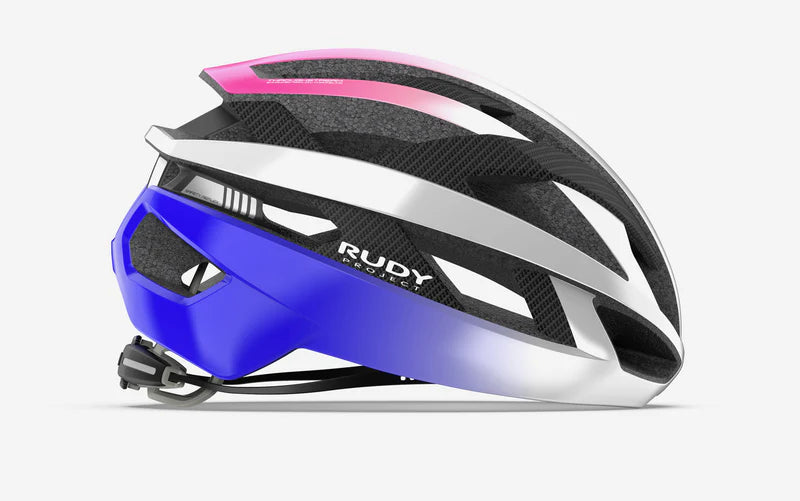 RUDY PROJECT REBEL CARBON Road Hjälm Vit/Lila/Rosa