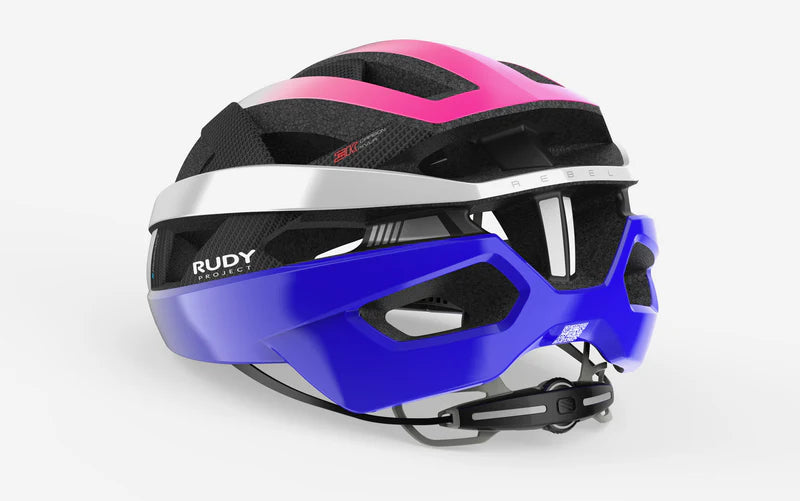 RUDY PROJECT REBEL CARBON Road Hjälm Vit/Lila/Rosa