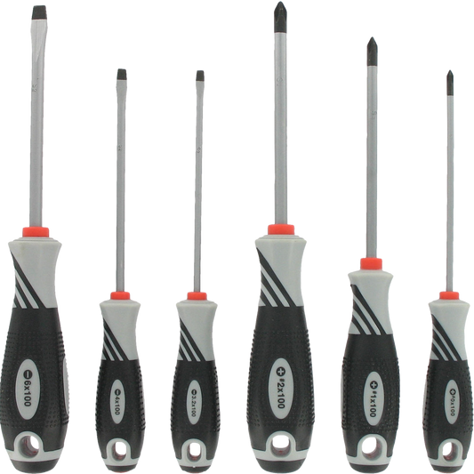 Set of 6 VAR Professional Screwdrivers DV-71000