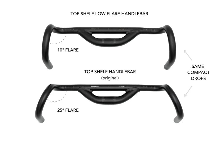 REDSHIFT Gravel-styre Top Shelf 10° Flare Rise 50 mm