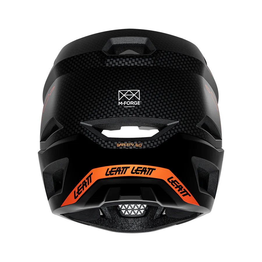 MTB Helmet LEATT GRAVITY 6.0 CARBON GLOW Black/Orange