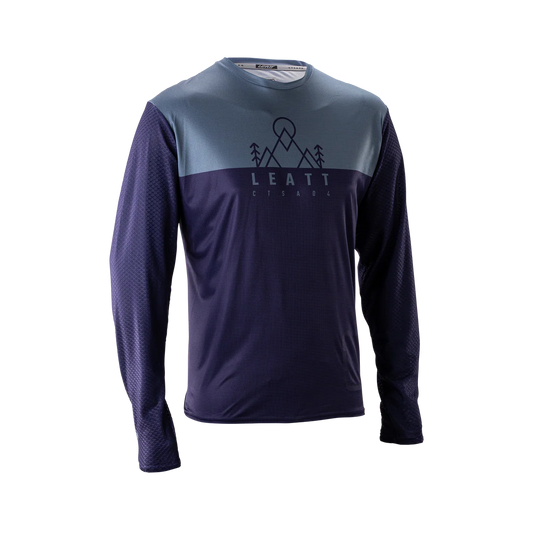 LEATT MTB TRAIL 3.0 Long Sleeve Jersey Blue