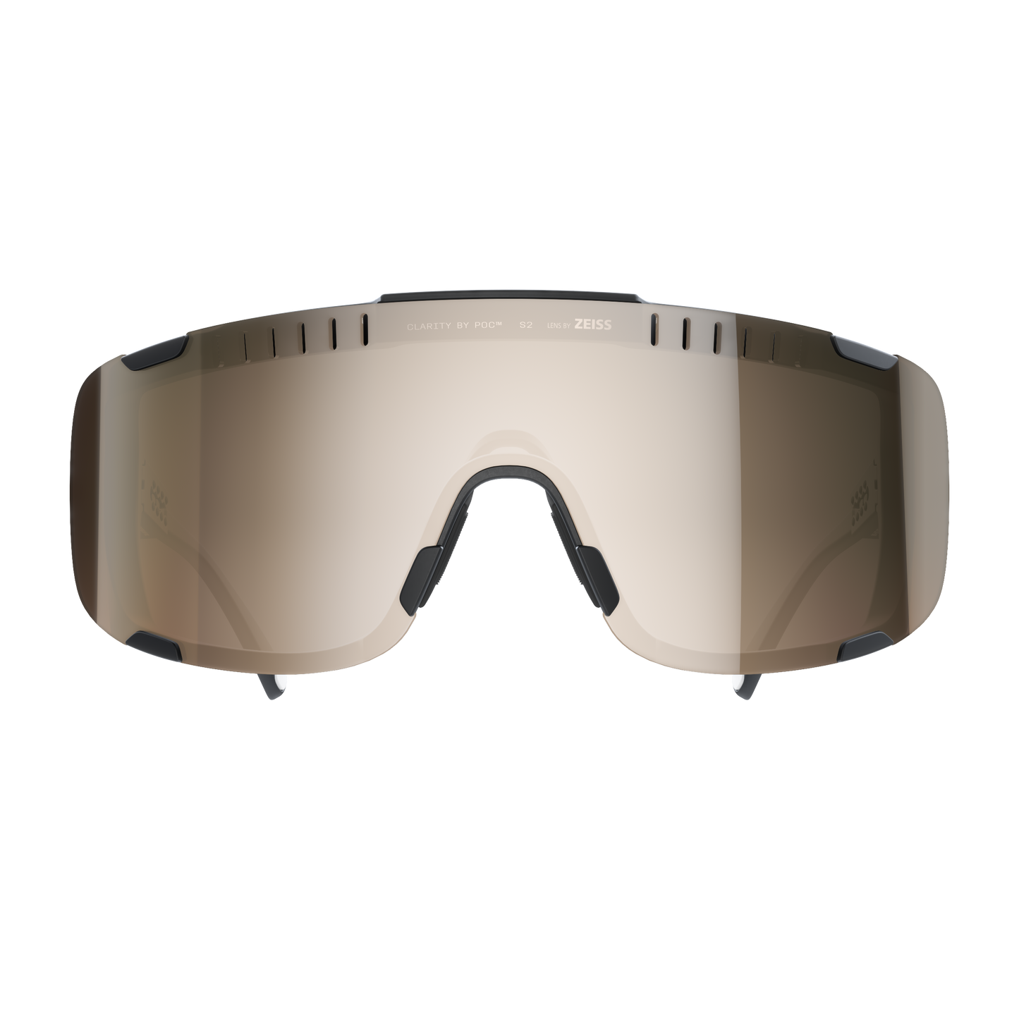 POC DEVOUR MID Glasögon Black Clarity Trail Delvis solig silverlins