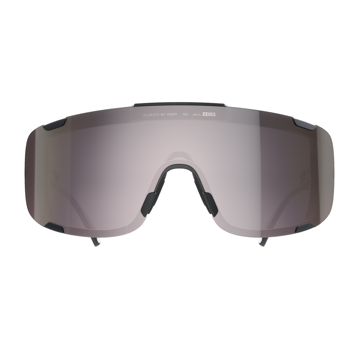 POC DEVOUR MID Glasögon Black Clarity Road Sunny Silver Linser