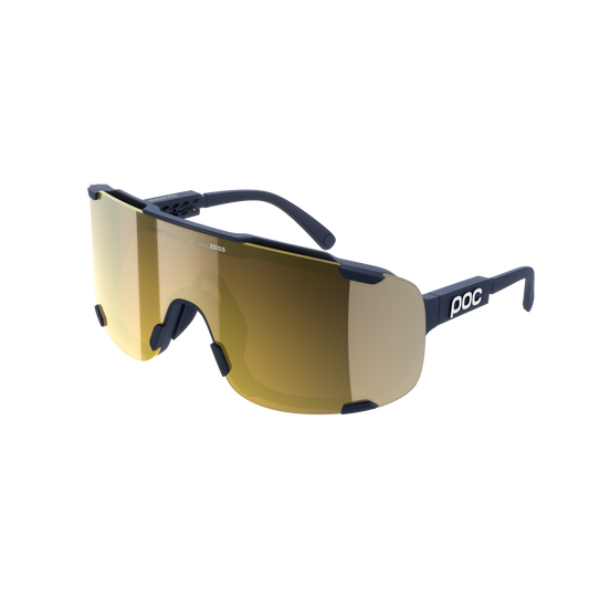 POC DEVOUR MID Marine Goggles Clarity Road/Partly Sunny Gold Lens