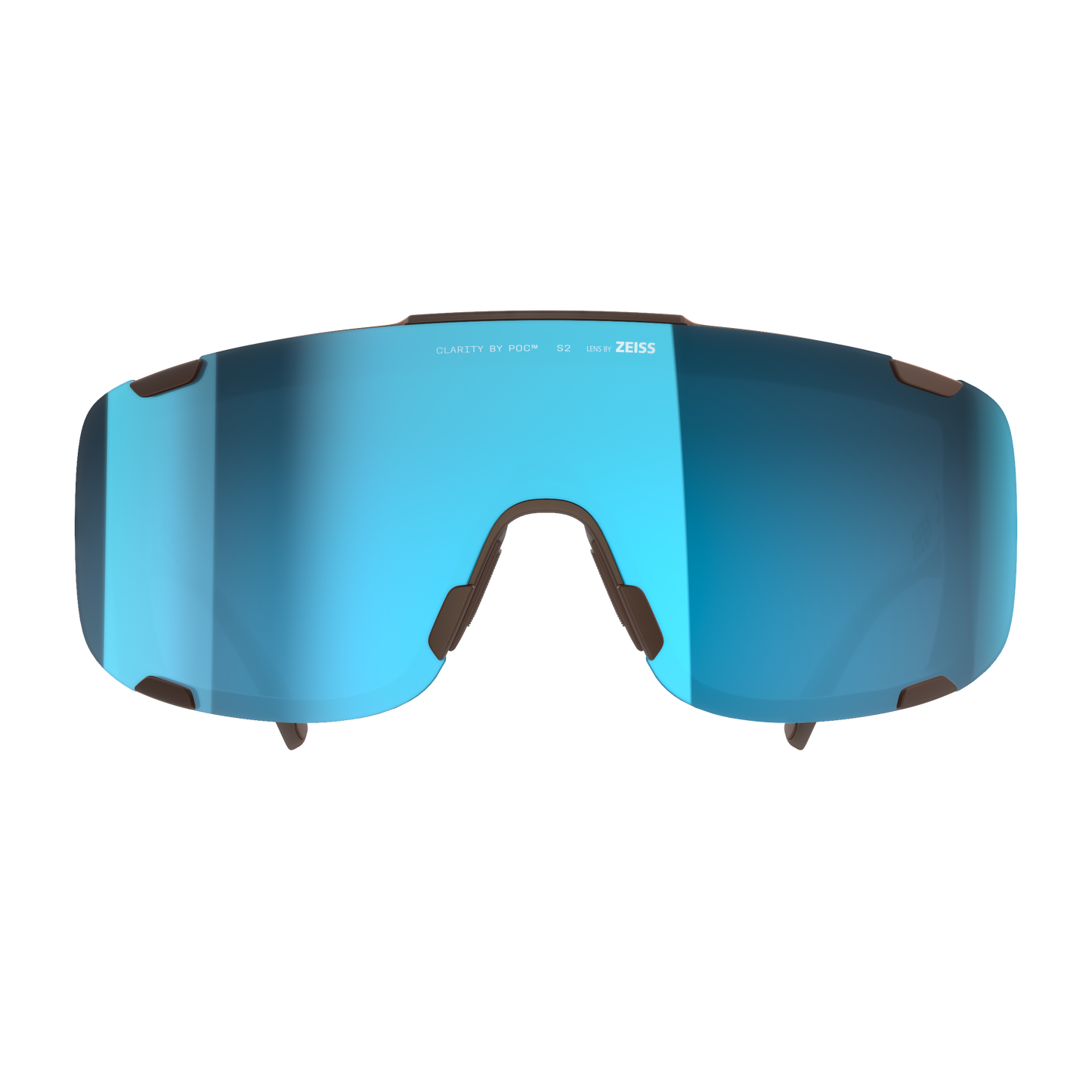 POC DEVOUR MID Solglasögon Brown Clarity Universal Sunny Turquoise Lens
