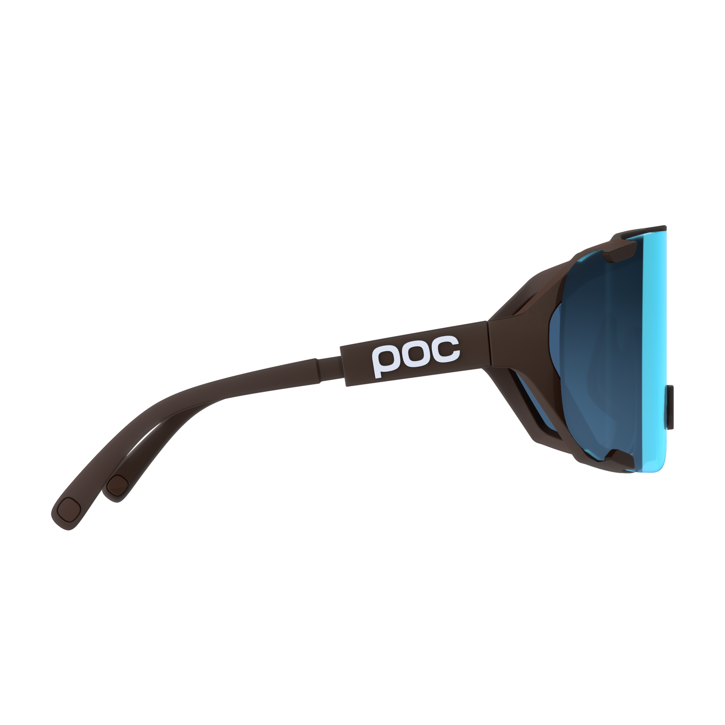 POC DEVOUR MID Solglasögon Brown Clarity Universal Sunny Turquoise Lens